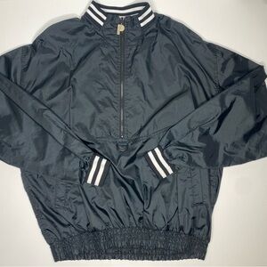 Vintage Pro Player Half Zip Pull Over Windbreaker Oversized Sz Lg